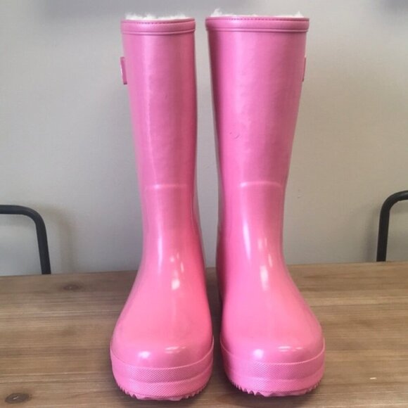 MoovBoot Tall Rubber/Sheepskin Winter Boots - Picture 3 of 7